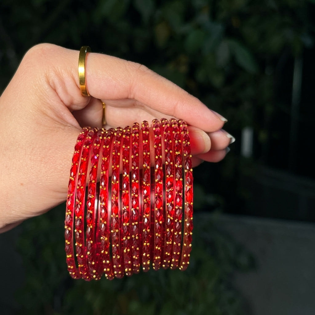 Indian Raindrop Bangles