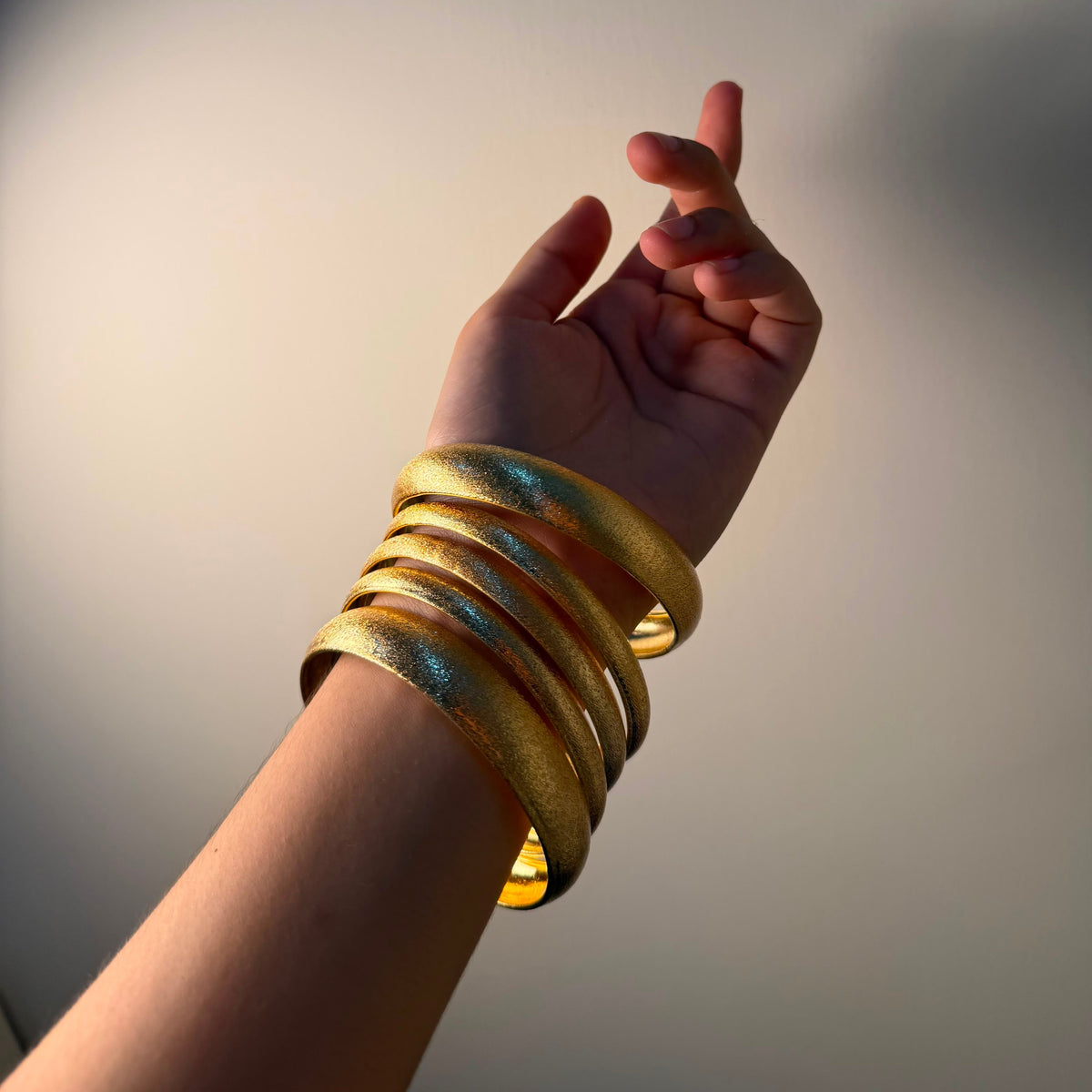 Tribal Metallic Bangles