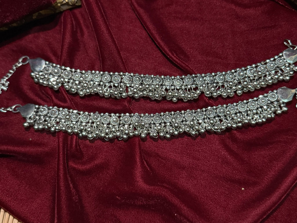 Antique Silver Anklet